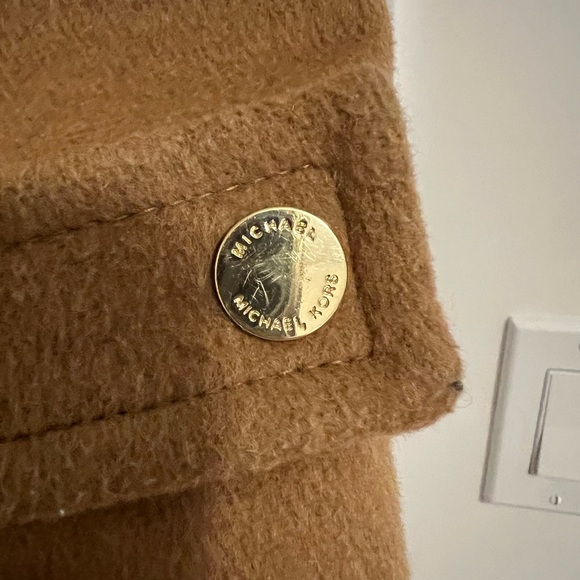 Michael Kors Camel Wool Coat, Size S - Picture 3 of 6